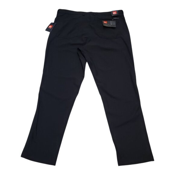 NWT QUICKSILVER SZ 38x32 Men's Stretch Tech Woven Slim Fit Pants in Black - Picture 3 of 12